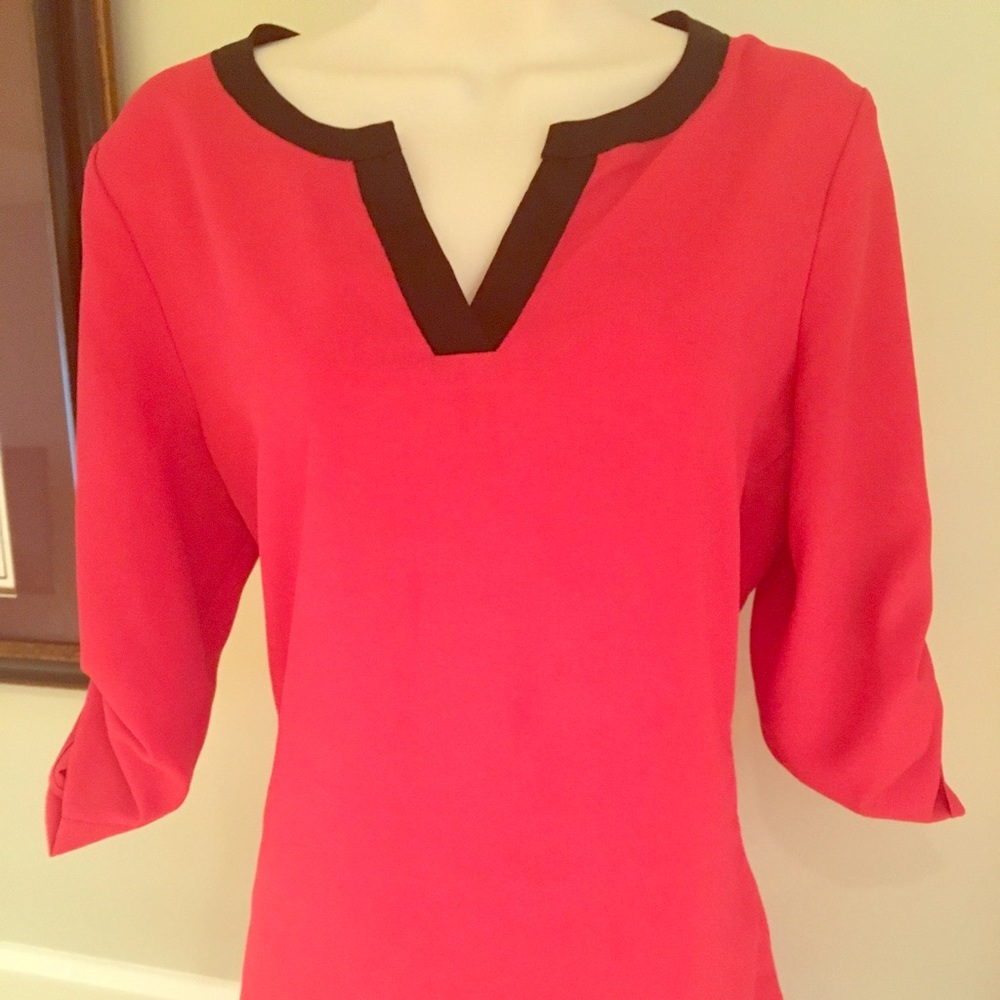 New York & Company pink career shirt